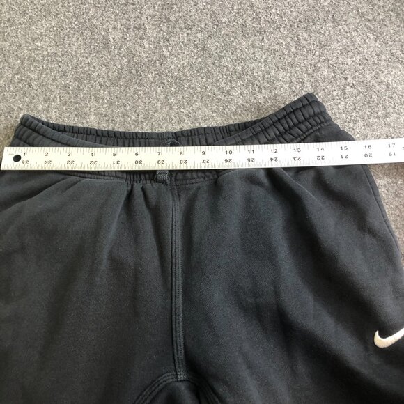 Nike Sweatpants Mens Medium Black Fleece Joggers Swoosh Logo 826431-010 - Picture 7 of 12